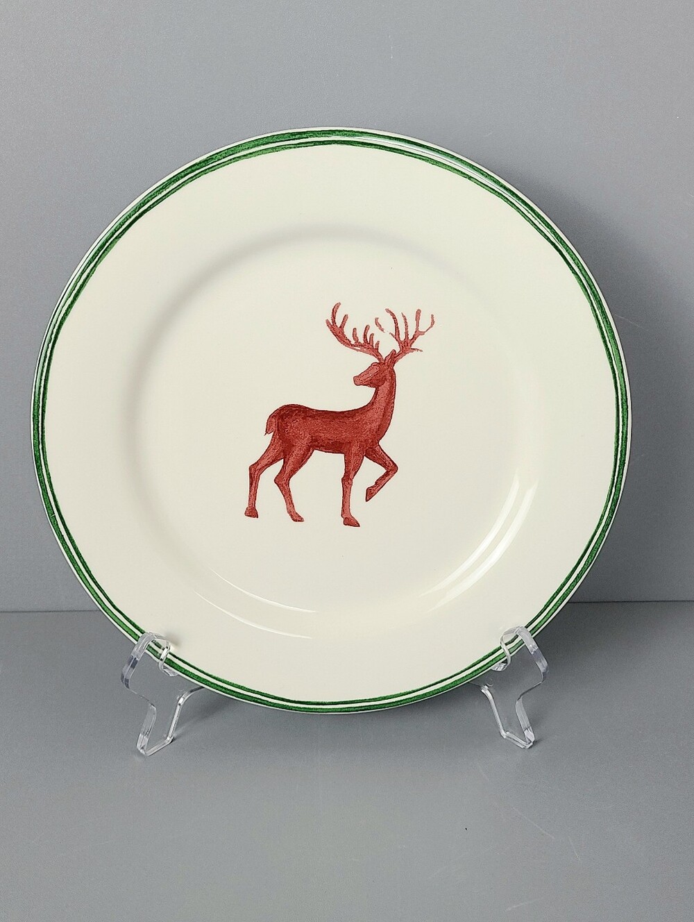 Williams Sonoma Winter Stag Collectible Plate